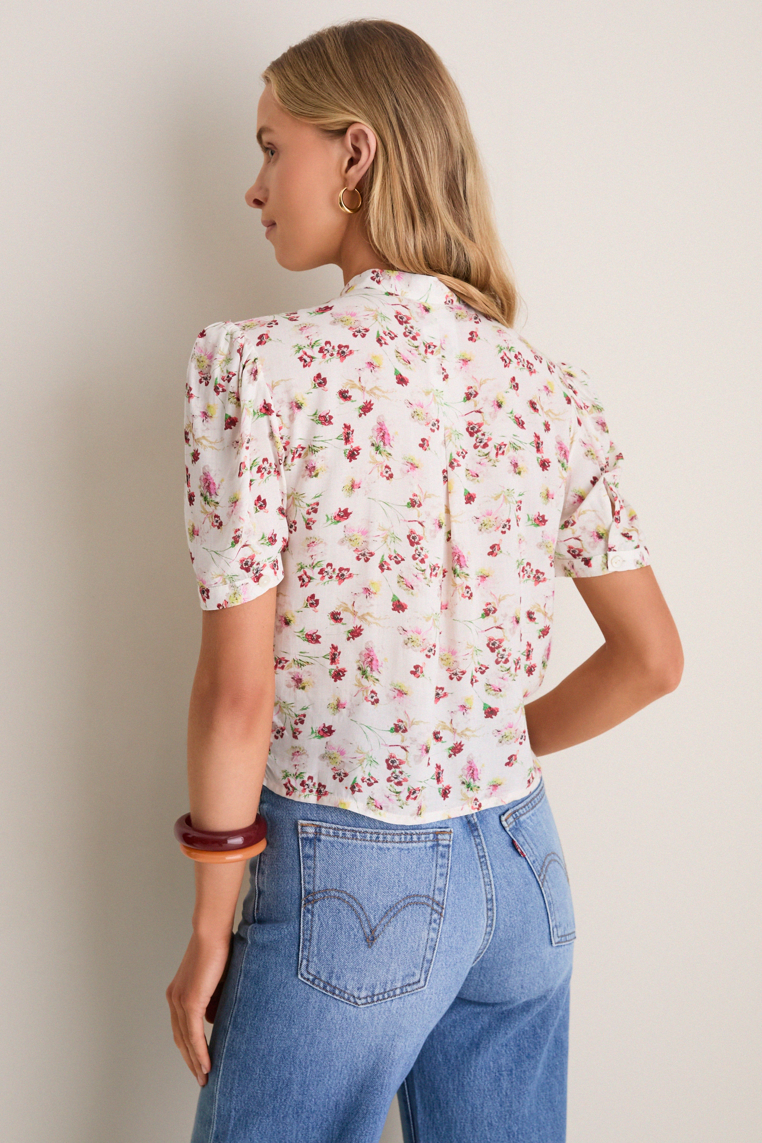 White Chance Wild Garden Shirt - Image 4