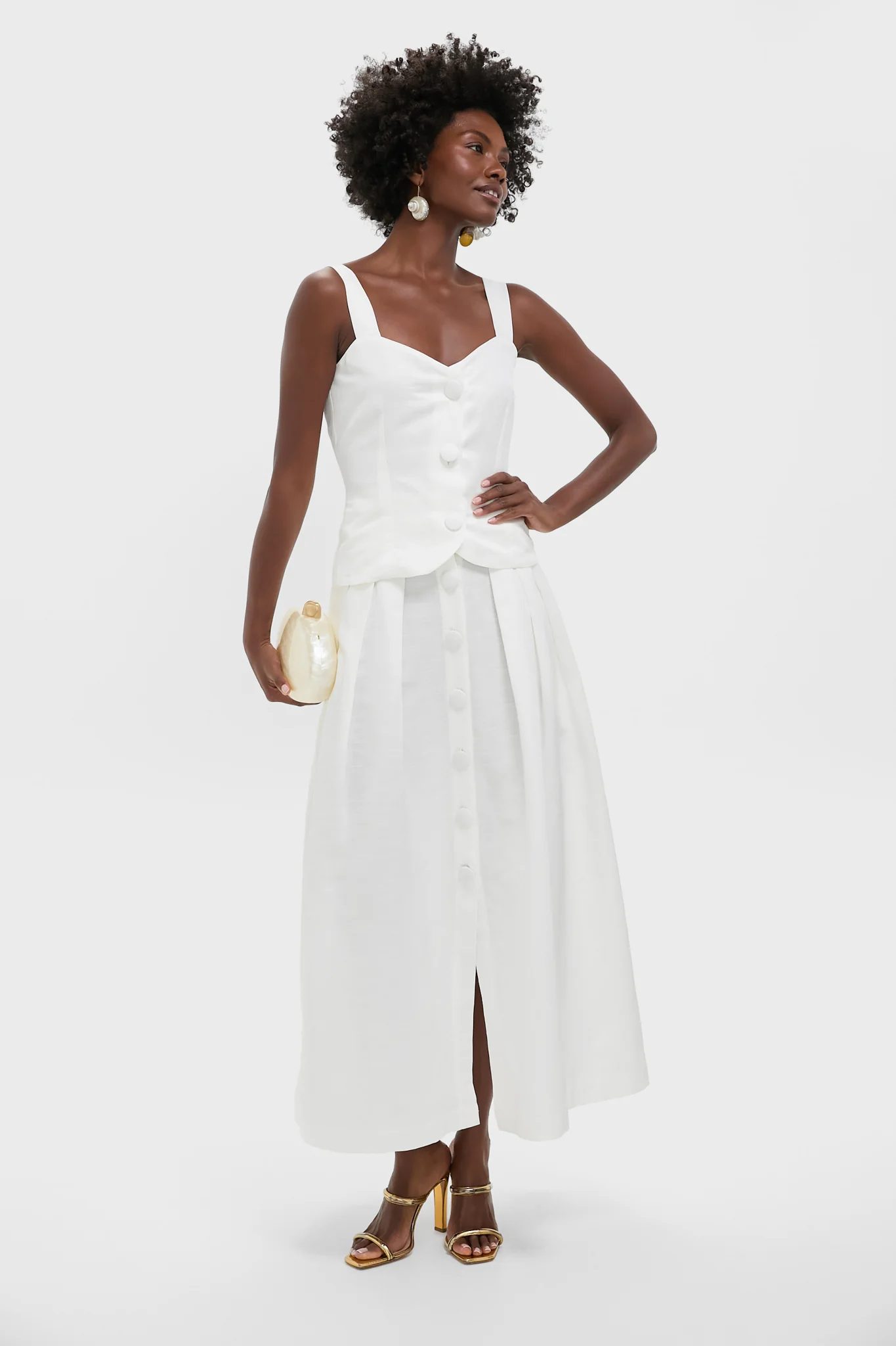 White Dora Textured Top - Image 2