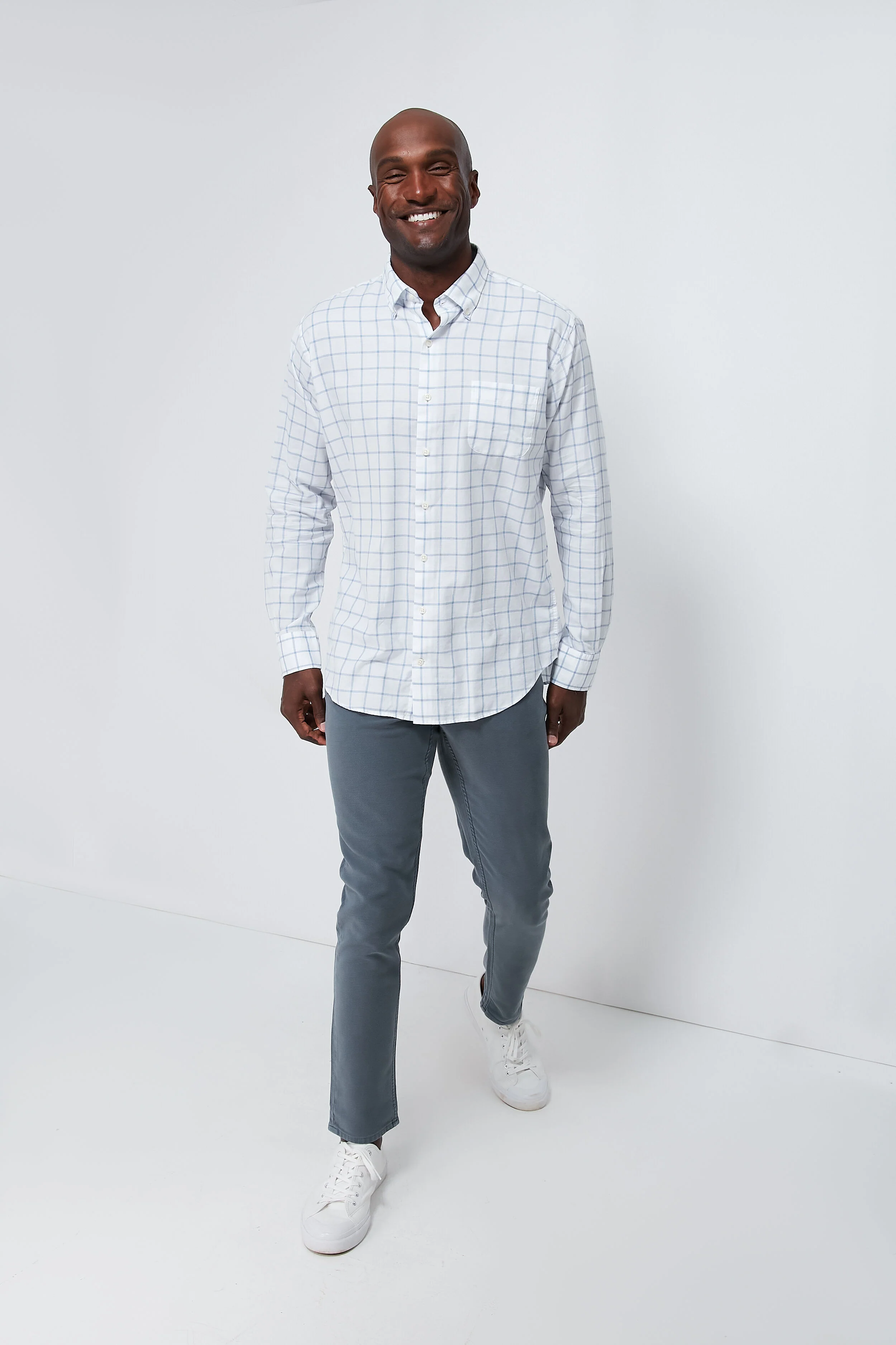 White Gayle Summer Soft Cotton Sport Shirt - Image 5