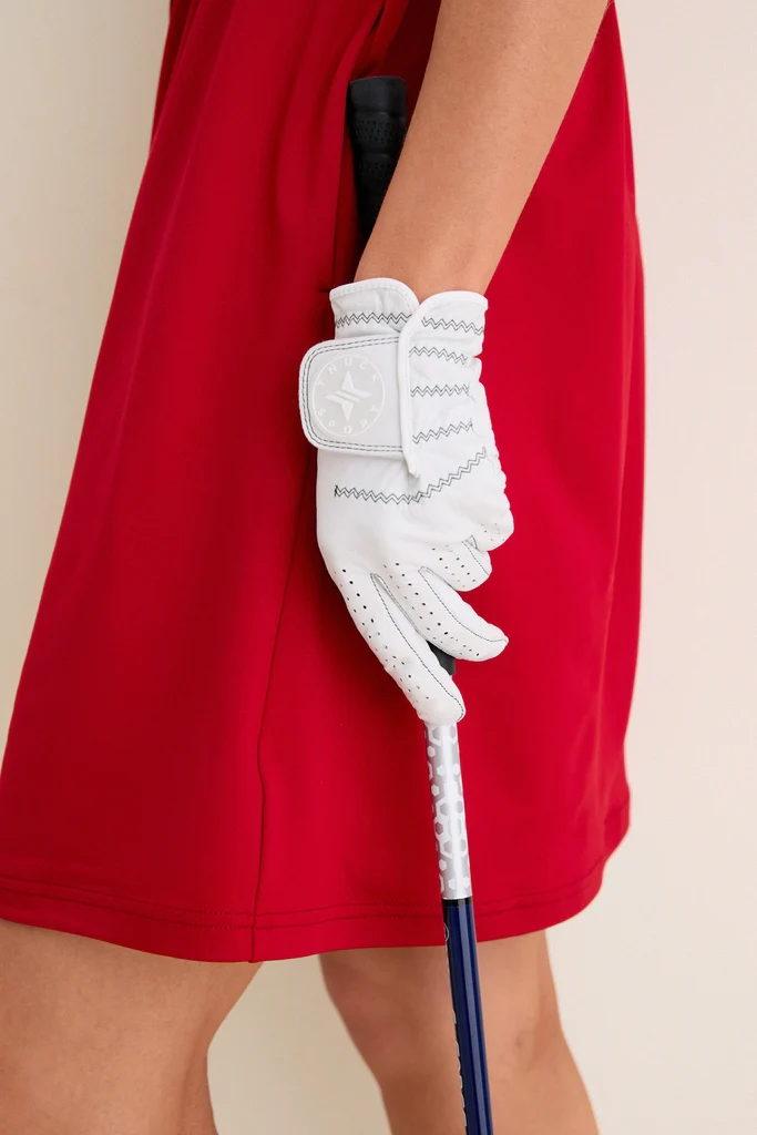 White Left Hand Golf Glove - Image 2