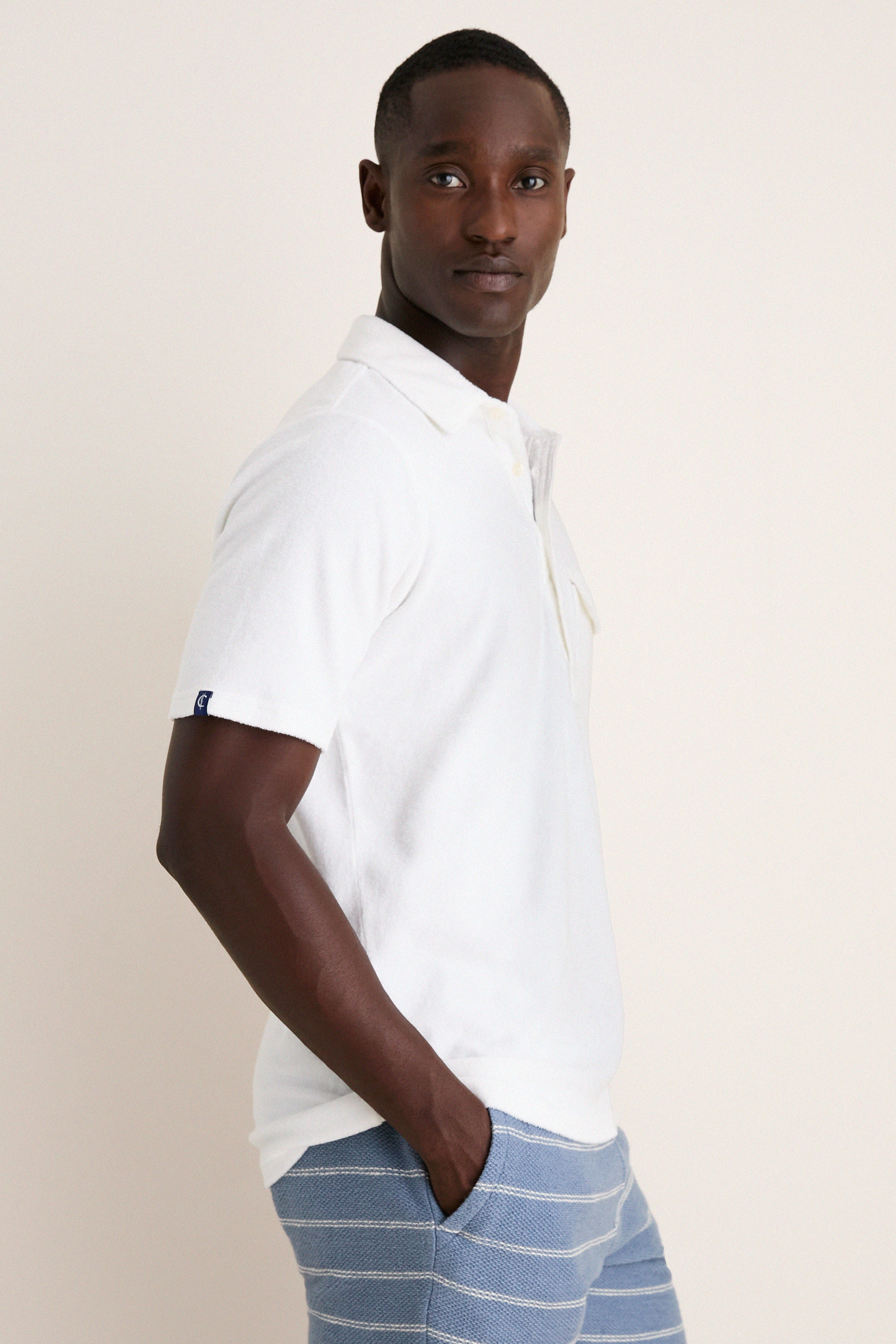 White Lotus Terrycloth Players Shirt - Image 3