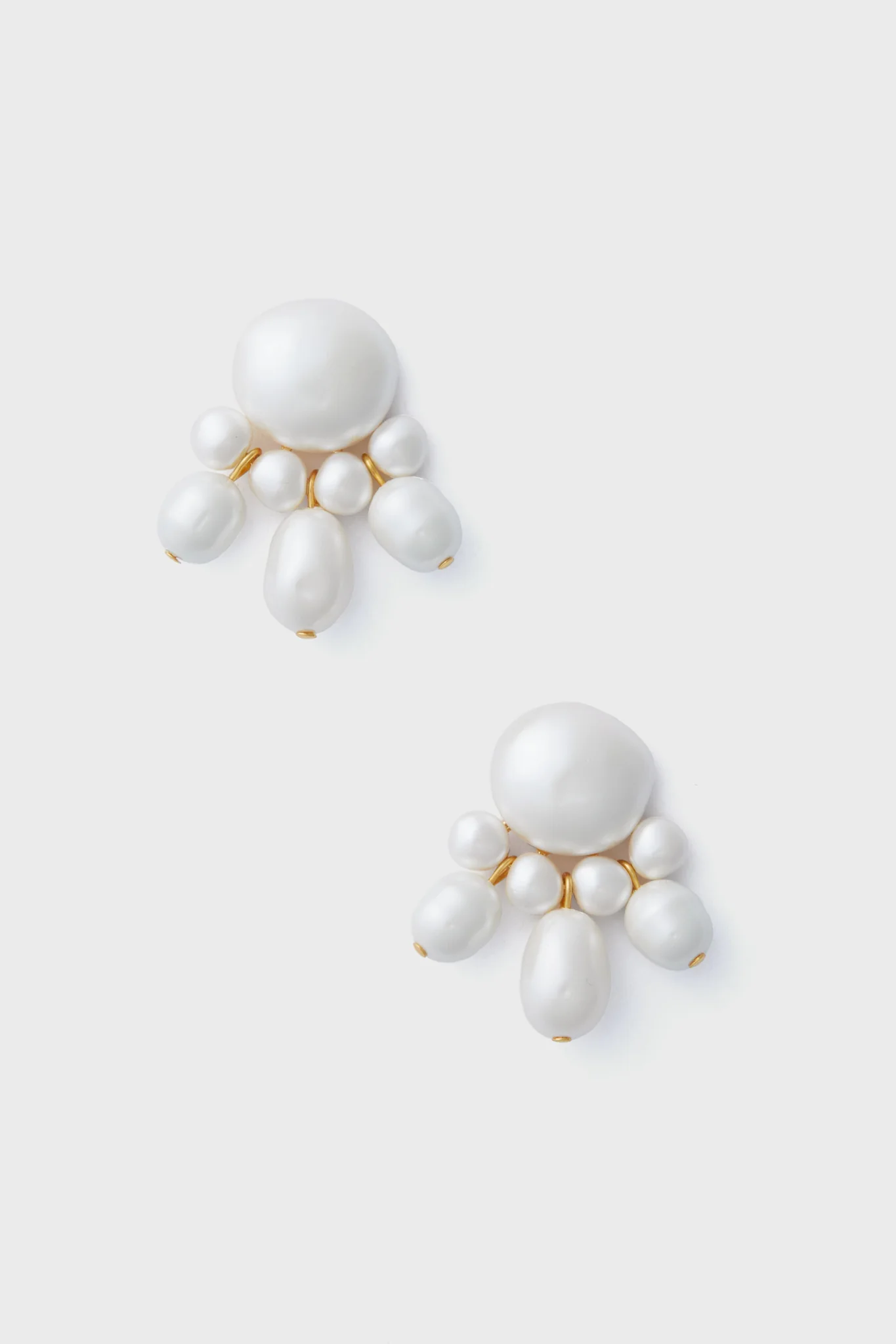 White Maggie Earrings