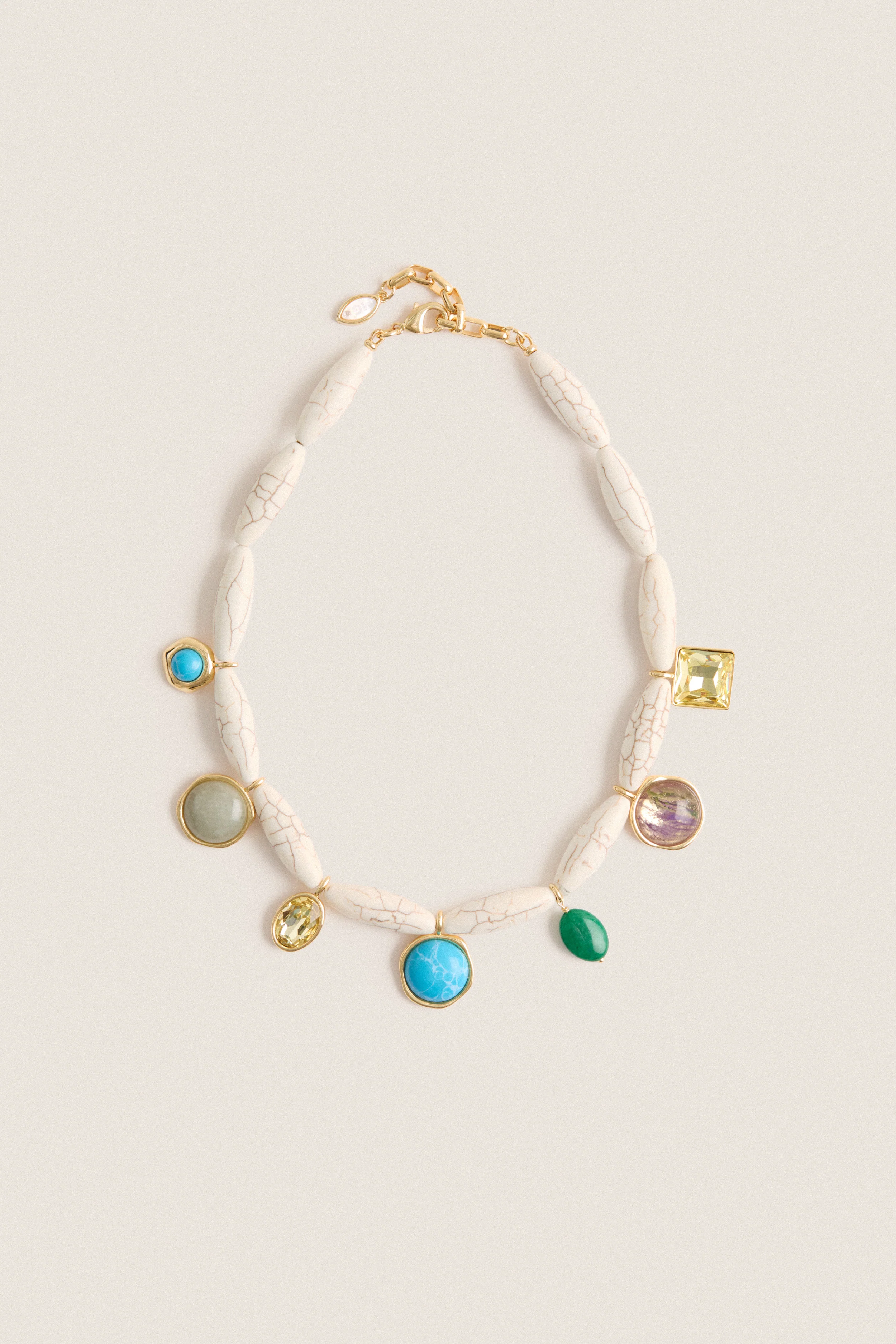 White Multi Adriana Necklace