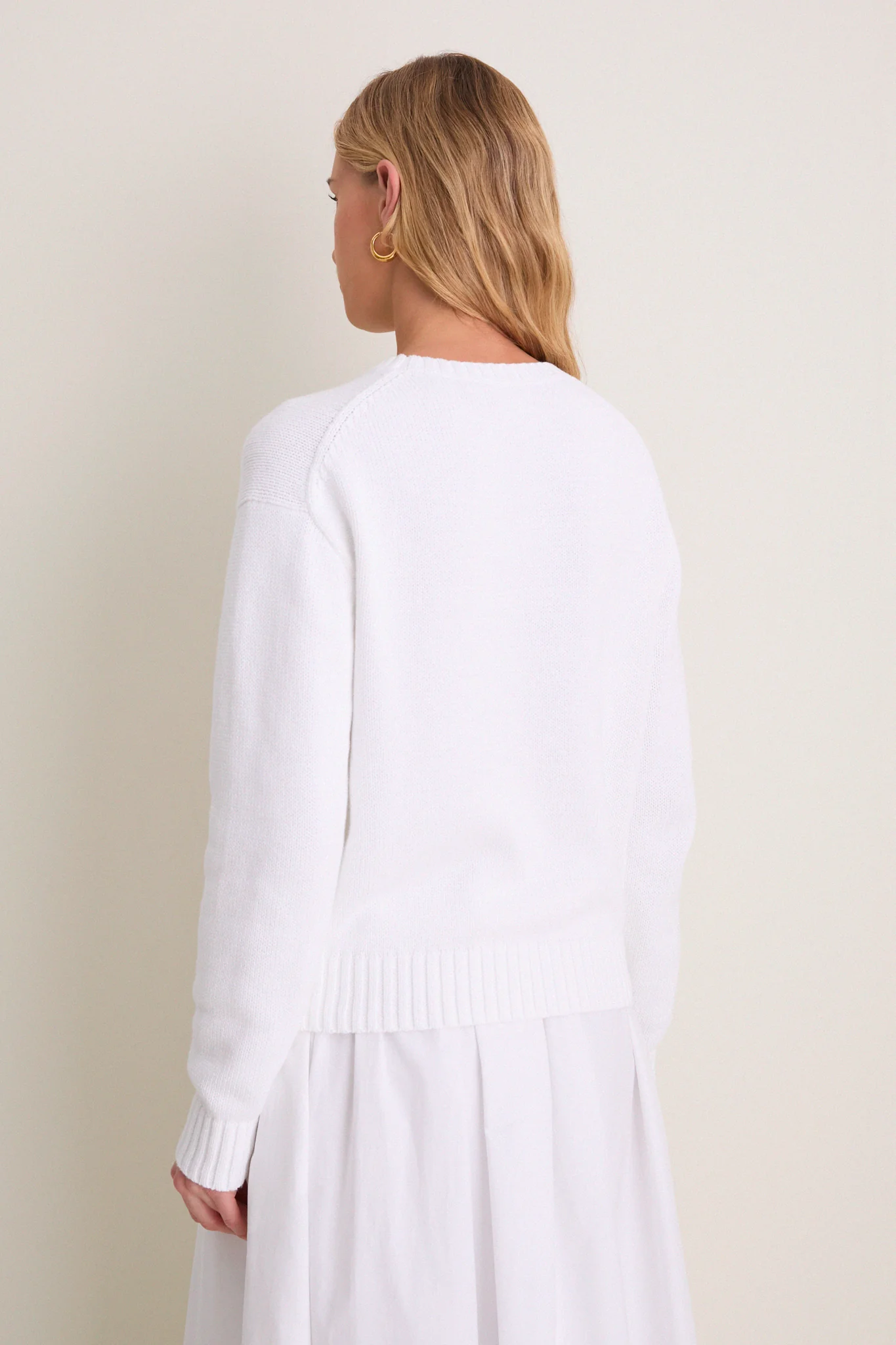 White Multi Bear Crew Neck Sweater - Image 4