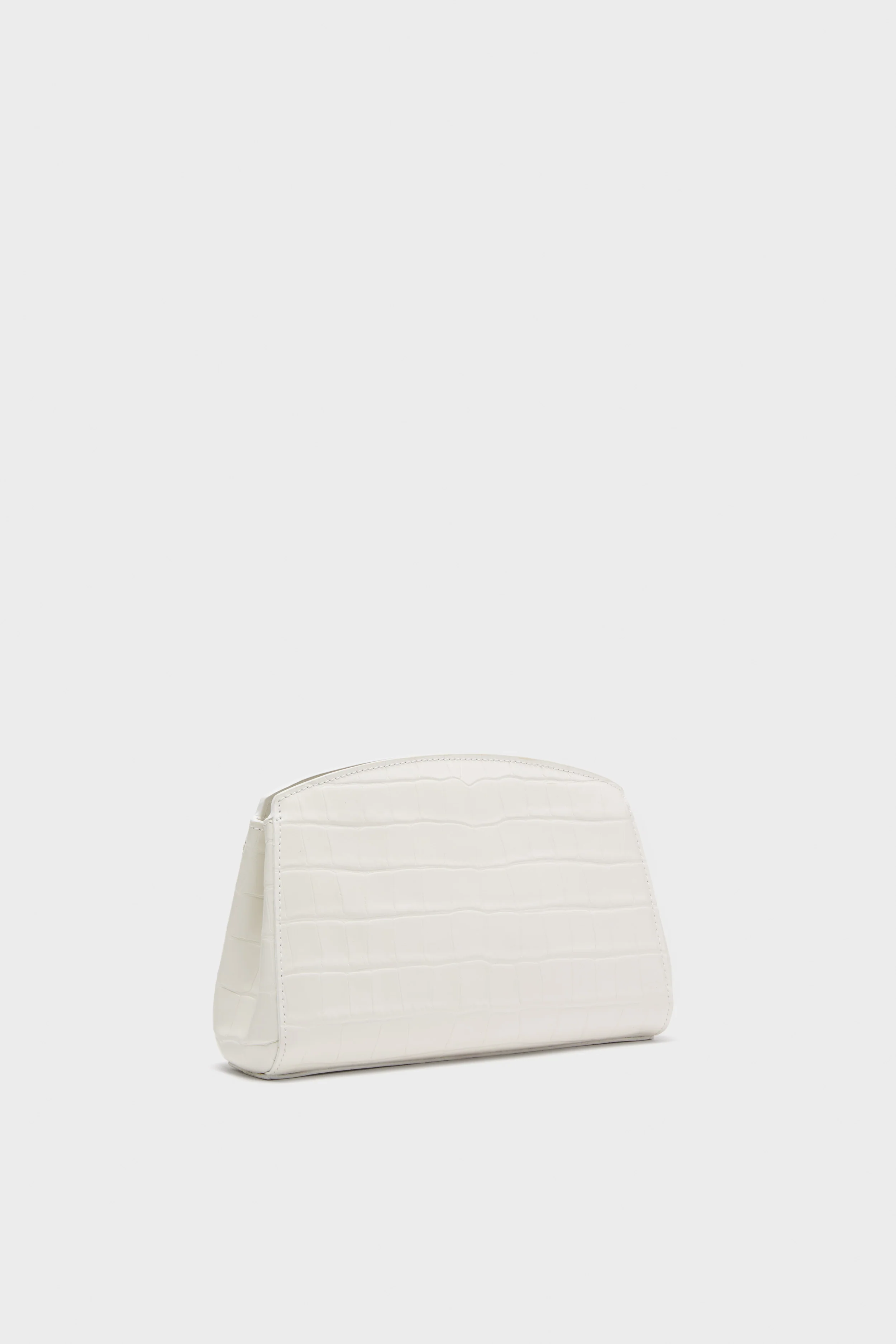White Pushlock Clutch - Image 5