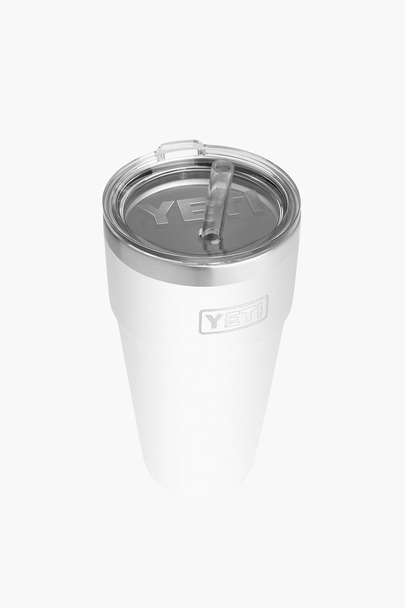 White Rambler 26oz Straw Cup - Image 3