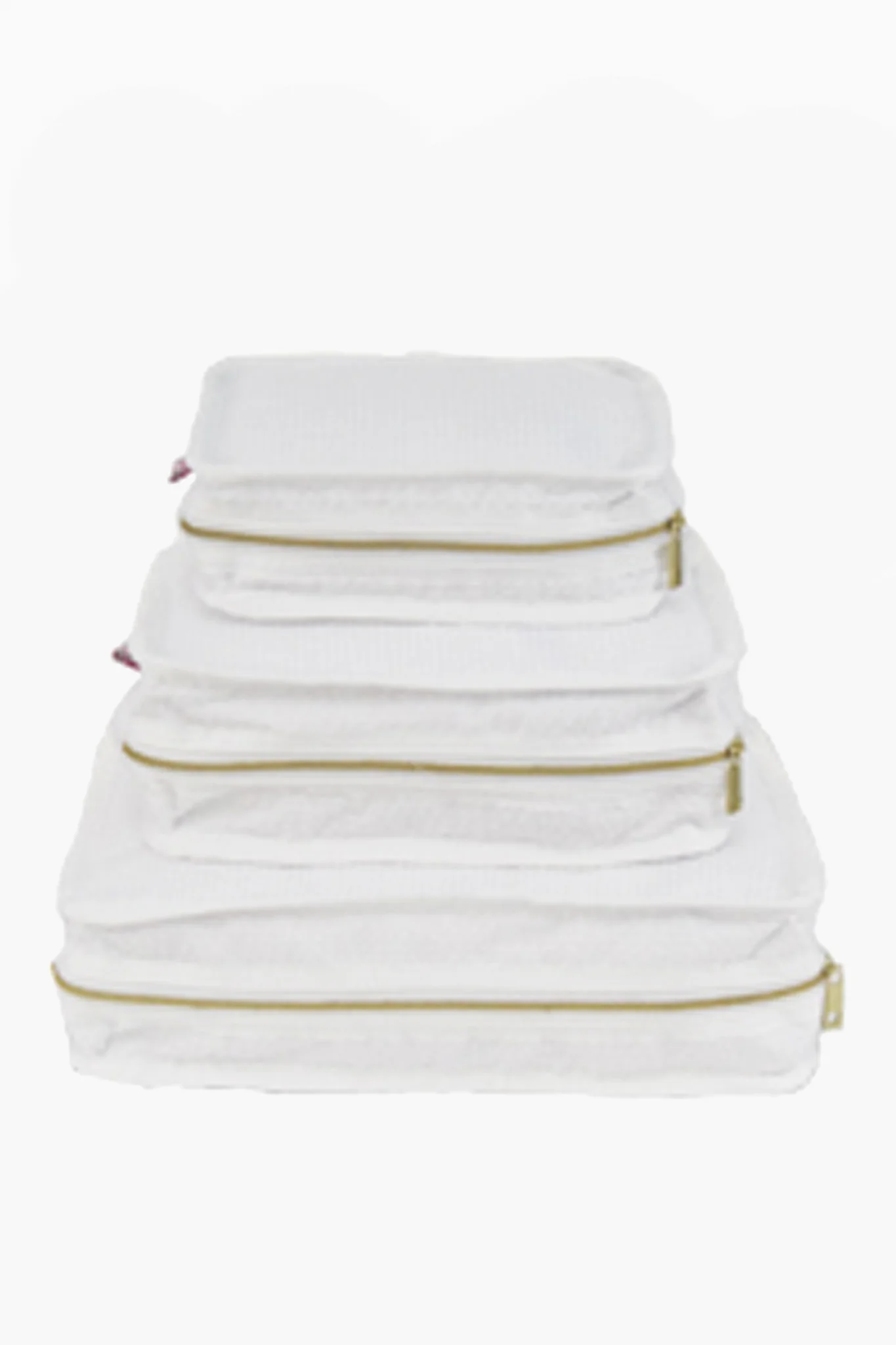 White Seersucker Travel Set - Image 2