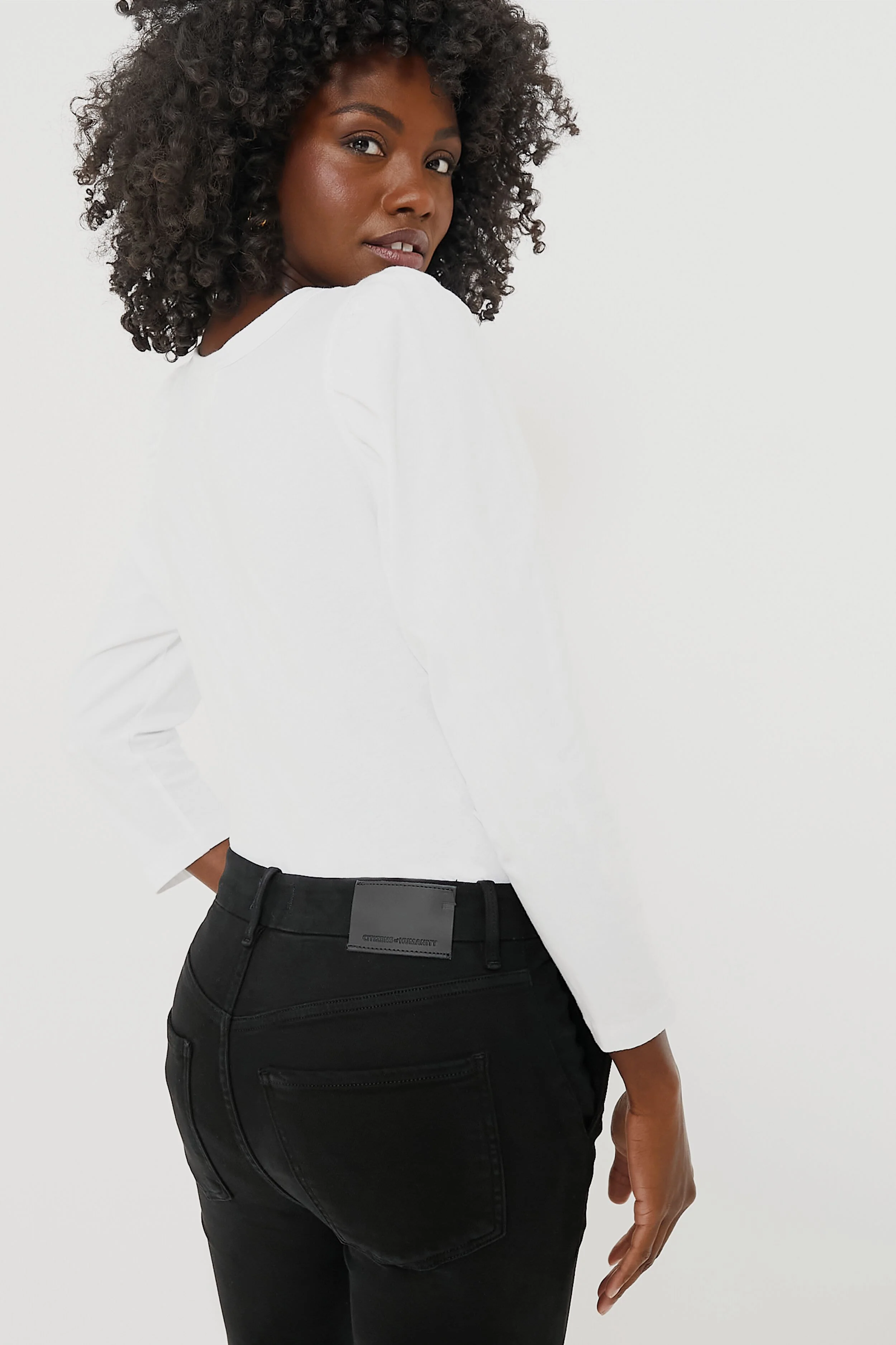 White Vesty Long Sleeve Crewneck - Image 4