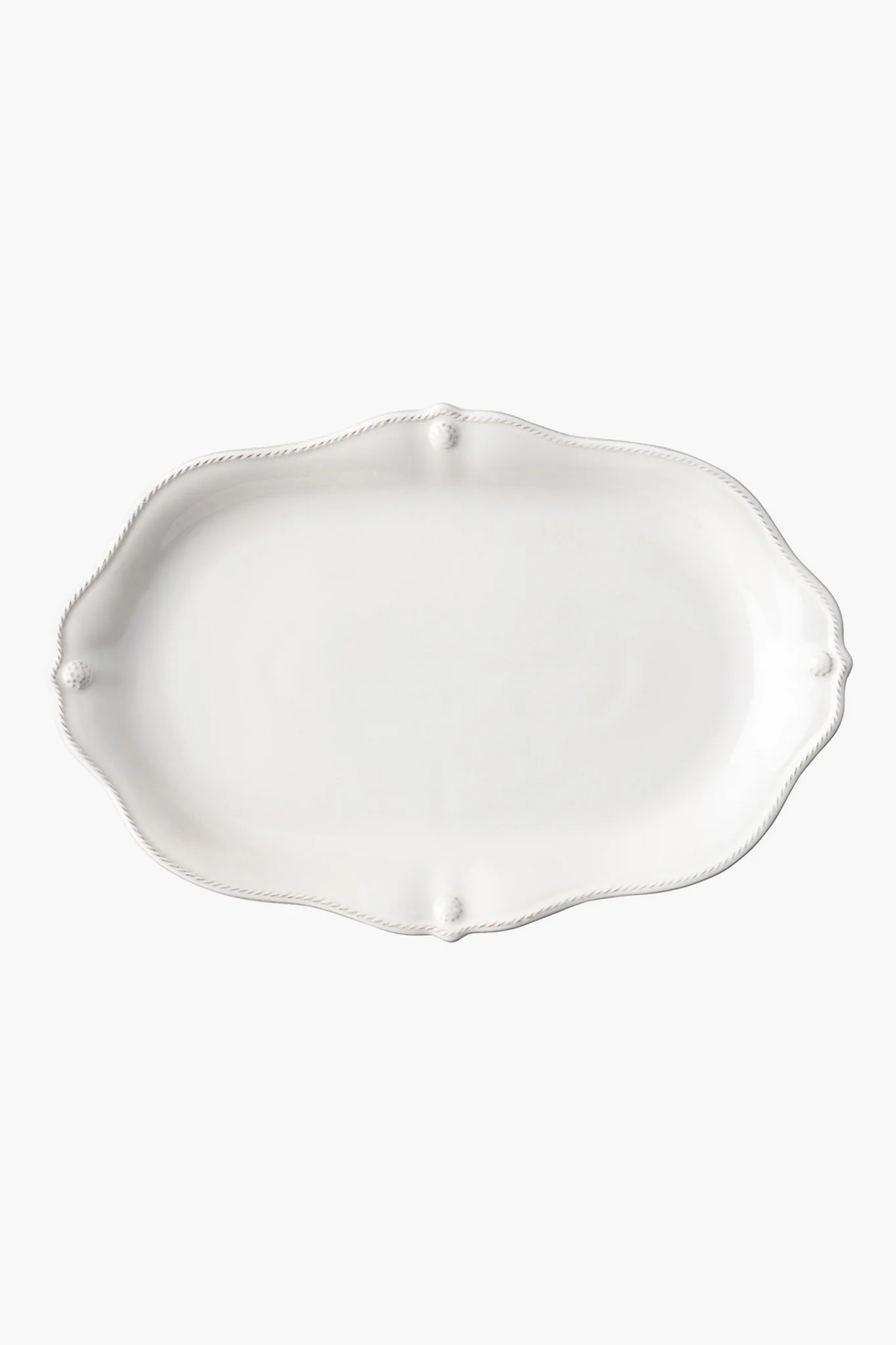 White Wash Berry and Thread 15" Platter - Image 2