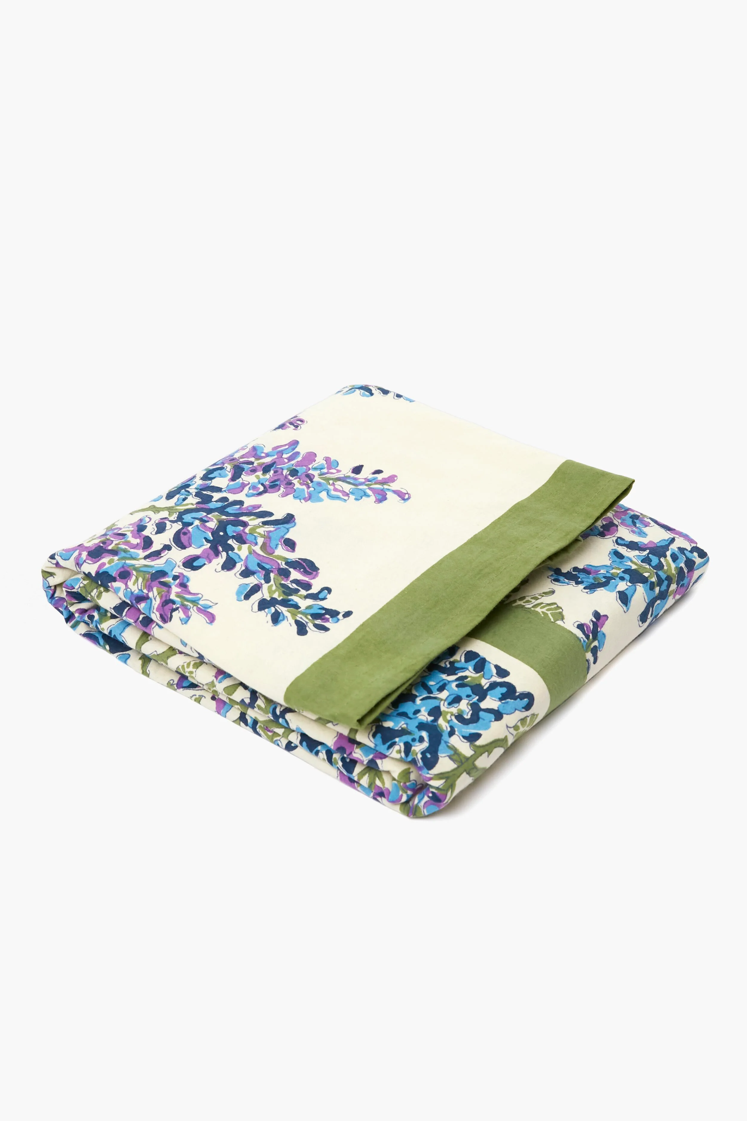 Wisteria Green and Blue French Tablecloth - Image 4