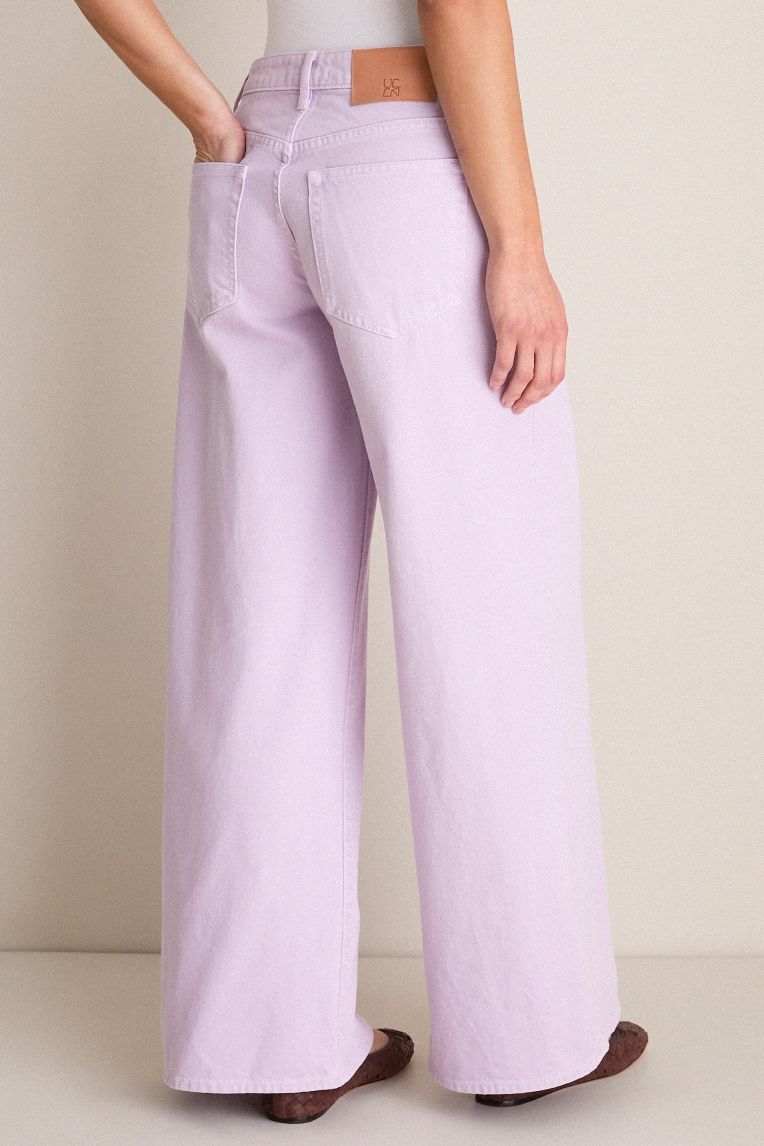 Wisteria Zephyr Mid Rise Wide Leg Jean - Image 4