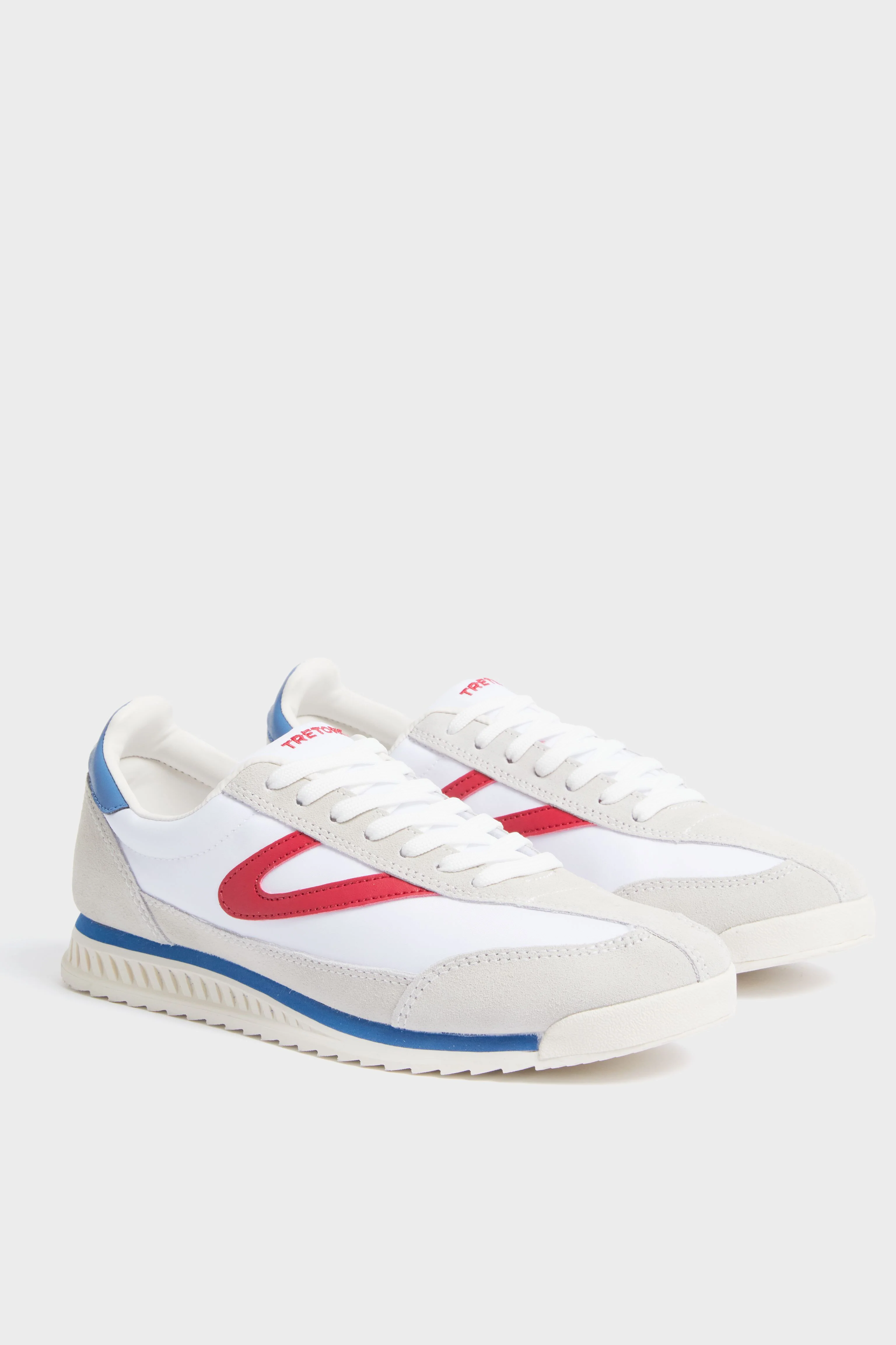 Women's Red and Navy Rawlins Sneakers - Image 4