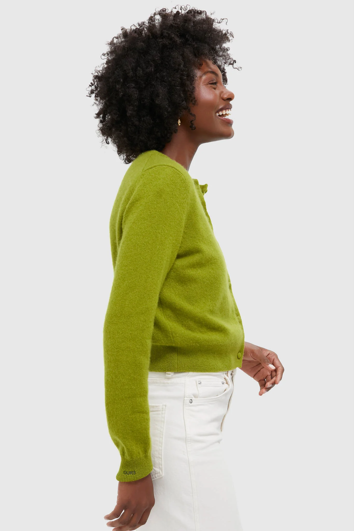 Woodbine Green Riley Cashmere Cardigan - Image 3