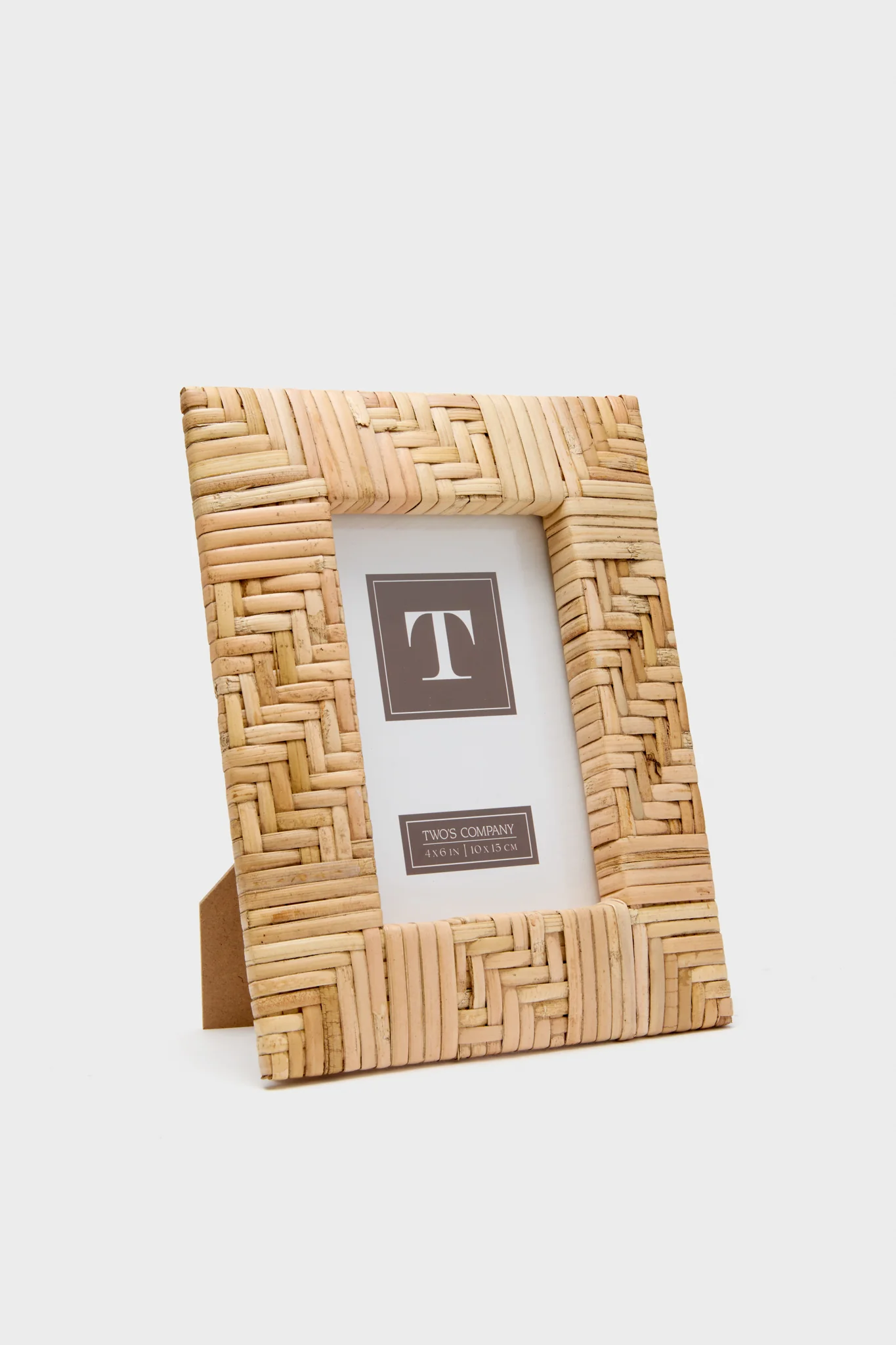 Zig Zag Rattan 4x6 Picture Frame - Image 3
